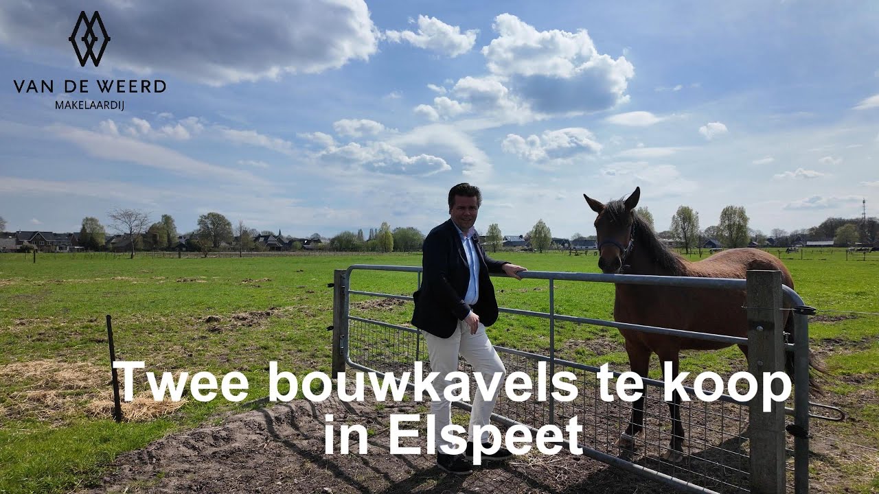 Twee nieuwbouw kavels in Elspeet Makelaardij van de Weerd