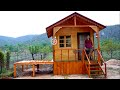 Building a Wooden House / Foundation and Ground Skeleton / Part 1