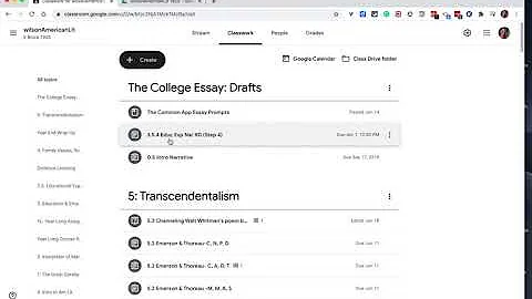 Google Classroom | The Google Drive Folder