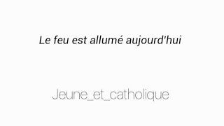 Miniatura del video "chant catholique (louange) : "Le feu est allumé aujourdhui" de Jesus culture / jeune_et_catholique"