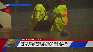 FEMA opens disaster recovery center in U. City for flash flood victims