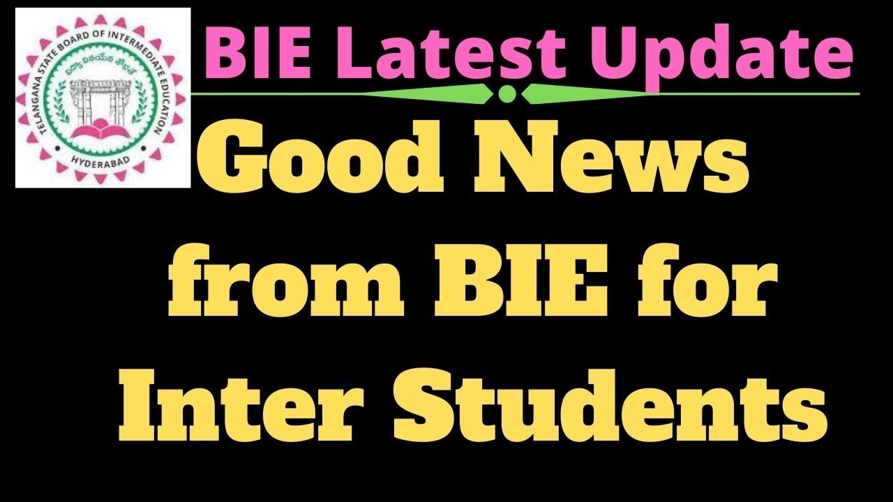 TSBIE update on Hall Tickets and Assignments, Latest updates