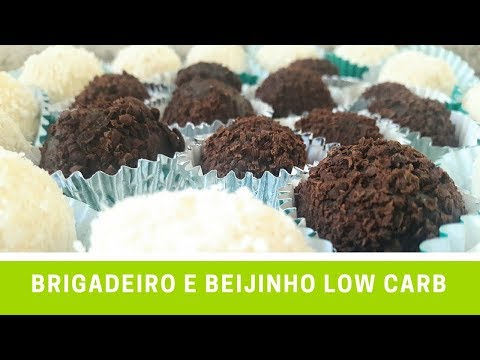 BRIGADEIRO E BEIJINHO LOW CARB - MUITO FÁCIL