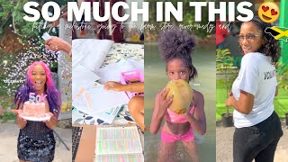 VLOG- Celebrating 50k, bible study tips, eating chicken stomach, back to school prep in jamaica and