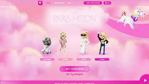 Minting Paris Hilton Avatars in The Sandbox Game