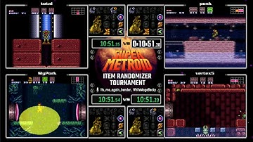 total vs ponk (G1), SlyPork vs vertex5 (G1). SM Randomizer Tournament 2017