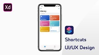 Adobe XD Design & Prototype Apple Shortcut App screenshot 4