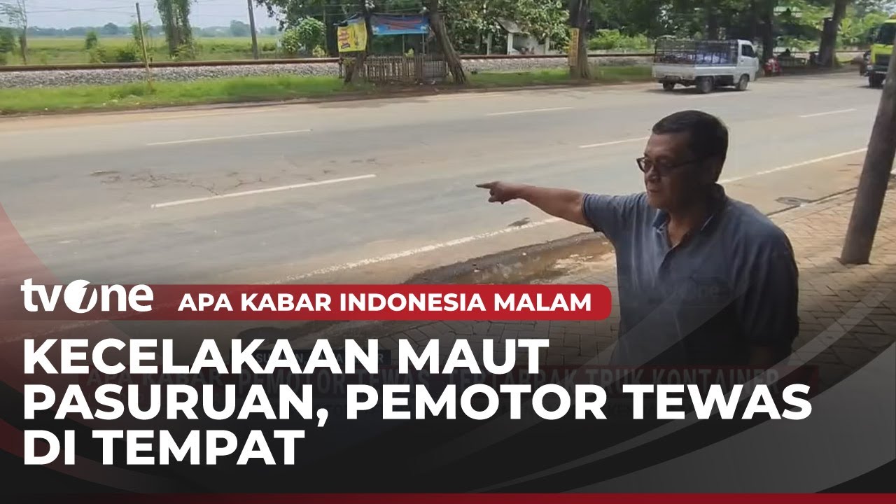 Pemotor Tewas Tertabrak Truk Kontainer di Pasuruan | AKIM tvOne