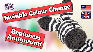 Invisible colour change  Beginners Amigurumi Crochet