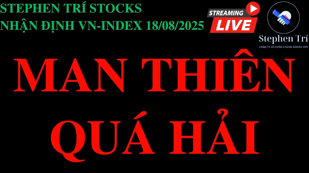 🔴VN-INDEX 18/08/2025: Nhà đầu tư cầm điếu thuốc lào - Hệ thống Trí ngồi im cầm trend 2 năm