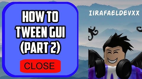 Roblox Studio - How to Tween GUI (PART 2)