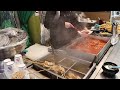 젊은 여사장님이 운영하는 송이네!떡볶이,순대,튀김,김밥(tteokbokki, Blood Sausage, master of fried food)/Korea street food