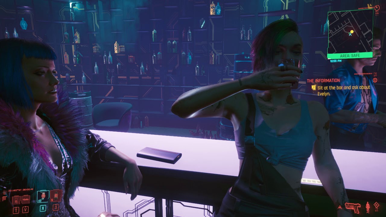Бар лиззи cyberpunk 2077 карта
