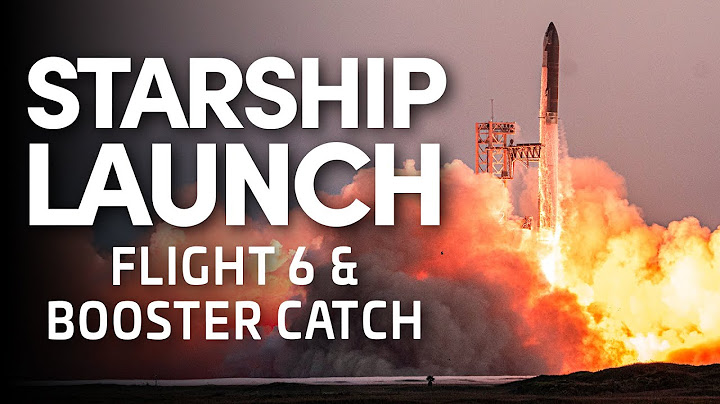🚀 SpaceX Launches Starship Flight 6 (Booster Catch Aborted)