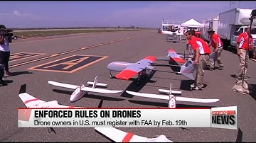 U.S. FAA announces drone registration rules