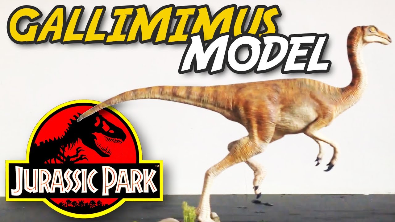 Jurassic Park | Painted Gallimimus - YouTube