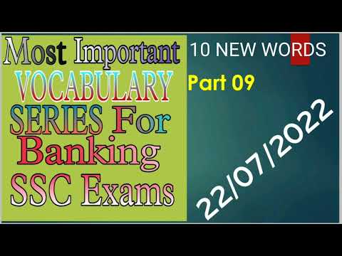 Important VOCABULARY for all exams | Vocabulary words english learn