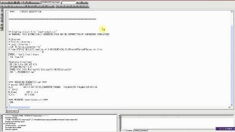 Simulation using PSpice but error