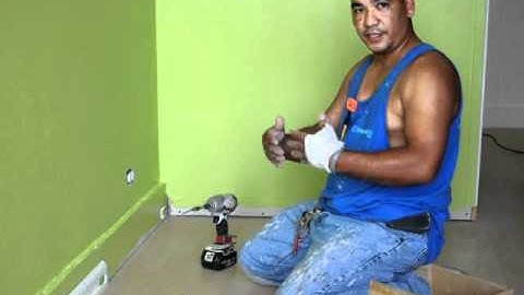 Snap on Baseboards Installing Clip