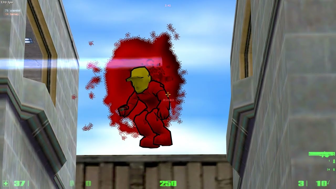 HLDM 1vs1 | CroSS vs Riano | crossfire