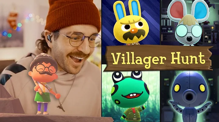juliens first villager hunt | animal crossing