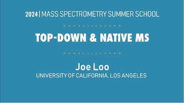 Top-down and Native Mass Spec