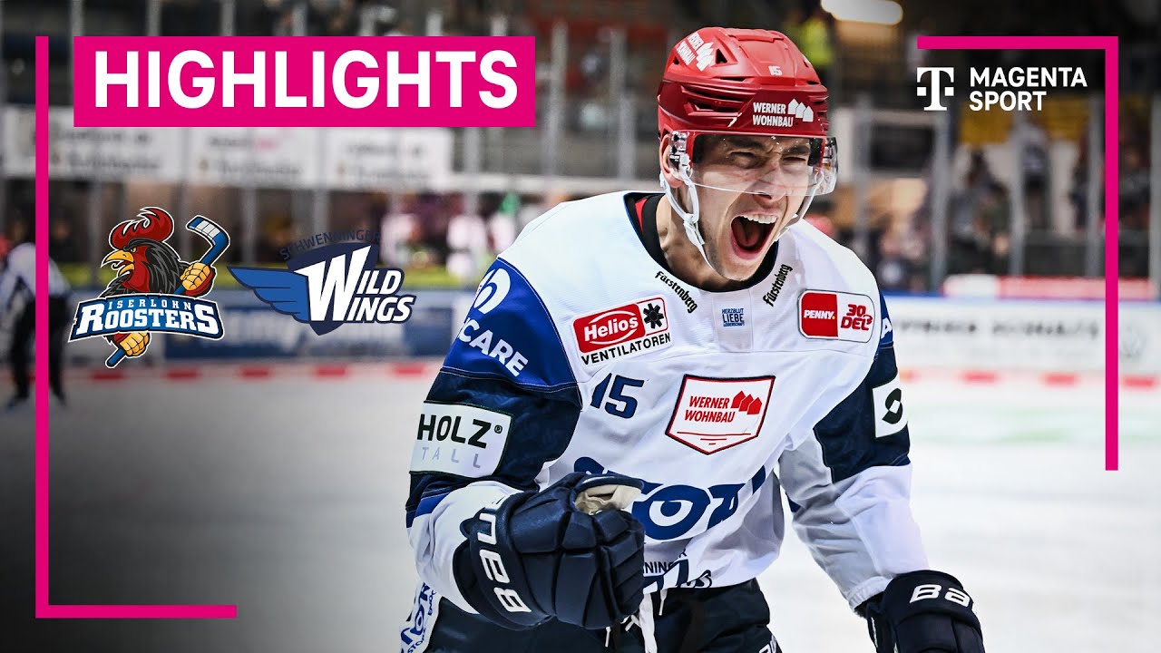 Iserlohn Roosters - Schwenninger Wild Wings Highlights PENNY DEL 23/24 MAGENTA SPORT