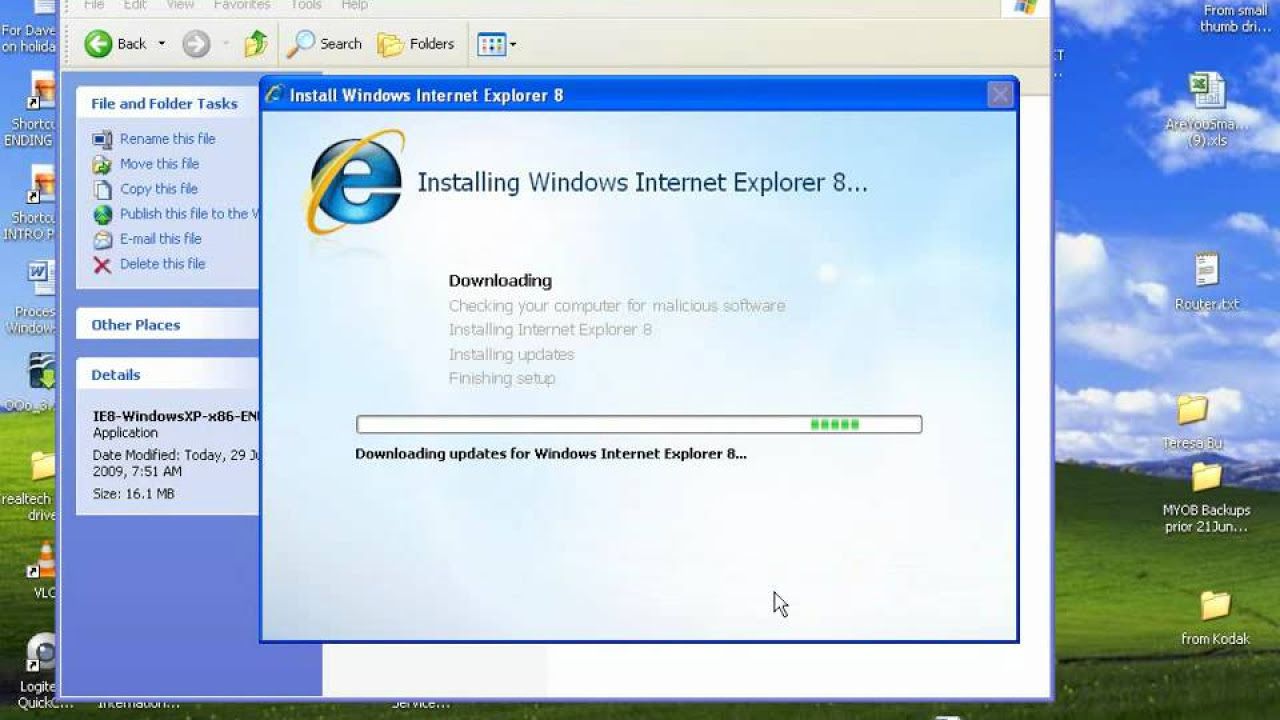 ดาวโหลด ie  Update  Download and Install Internet Explorer 8