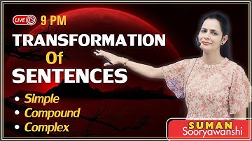 Transformation of Sentences | Complete English Grammar | English with Suman Sooryawanshi Ma