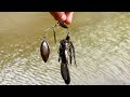 濁流の中でも魚を寄せるルアーを通すと…猛烈に引ったくりました。