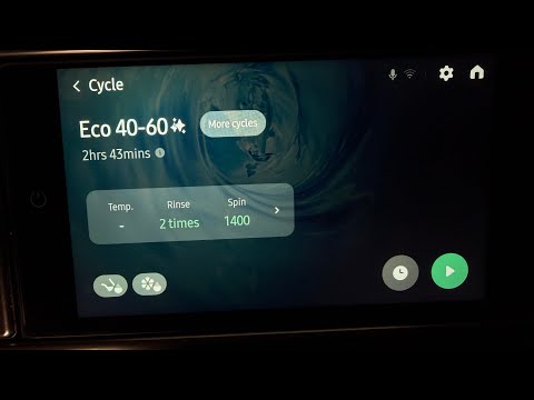 Samsung Bespoke S9 - Eco 40-60 (Awful cycle)