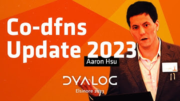 Co-dfns Update 2023 // Aaron Hsu // Dyalog 