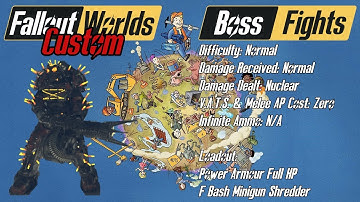 Butchering Bosses with Minigun Shredder - Fallout 76 Custom Worlds