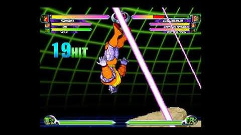 MvC2: Hulk/Jin/Gambit 4x Tag Side Switch Combo