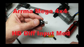 Arrma Mega 4x4 diff input HD mod