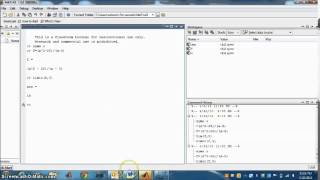 Famous limit using matlab Profile