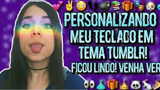 Personalizando meu teclado em tema meio tumblr! screenshot 4