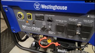 Westinghouse WGen7500 generator  3 year review & tips