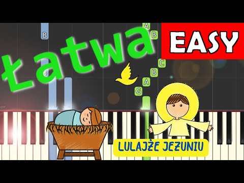 🎹 Lulajże Jezuniu - Piano Tutorial (łatwa wersja) 🎵 NUTY W OPISIE 🎼