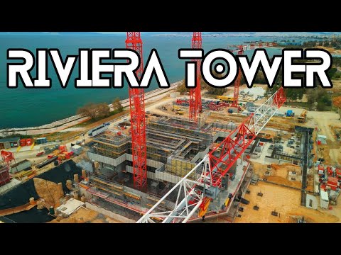 Ελληνικό: Riviera Tower 4K Μάρτιος 2024 #drone #construction #project #skyscraper #drone