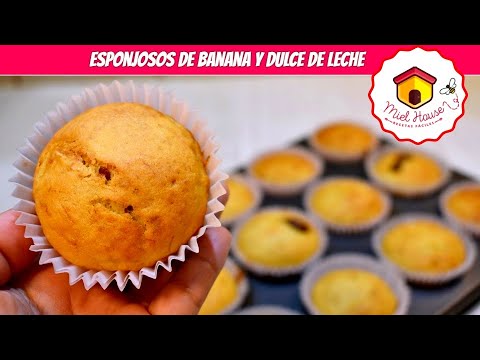 Video: Muffins De Vainilla Y Plátano