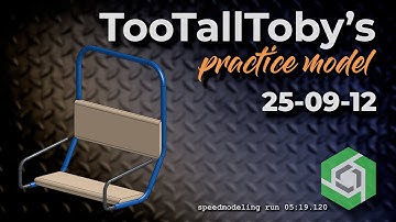 Onshape Speedmodeling Too Tall Toby Practice Model 25-09-12