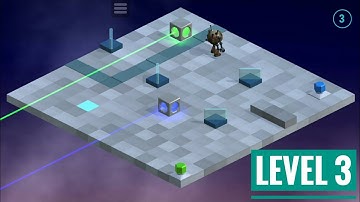 Into The Sky : Isometric Laser Block Puzzle - Level 3