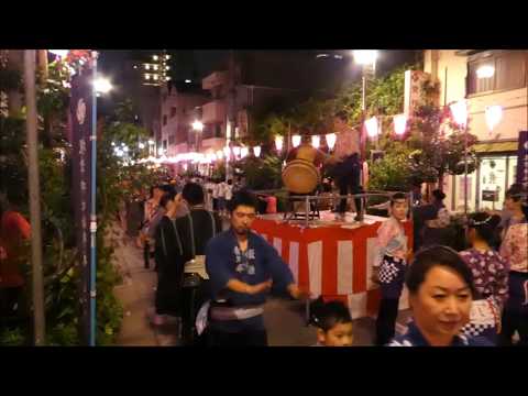 2019年文京区・根津藍染大通り盆踊り⑫　炭坑節