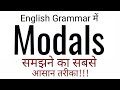 Modals in English Grammar in Hindi (Shall, will, must, may, might, can
could, should, would, need)