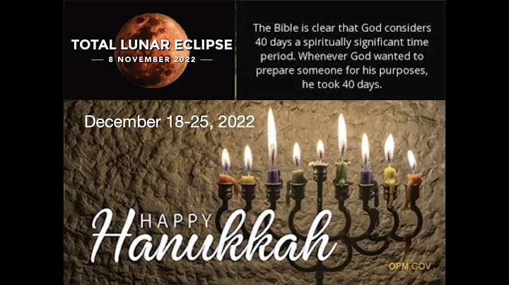 SUPER UNDENIABLE HANUKKAH!!!!!  RAPTURE WATCH DECEMBER 17-26, 2022