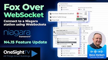 FOX OVER WEBSOCKET: Niagara 4.15 Tridium Feature Update