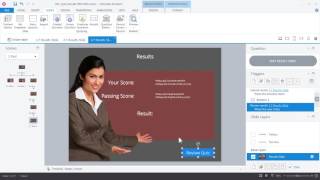 Articulate Storyline 360: Adding Graded Quiz Result Slides