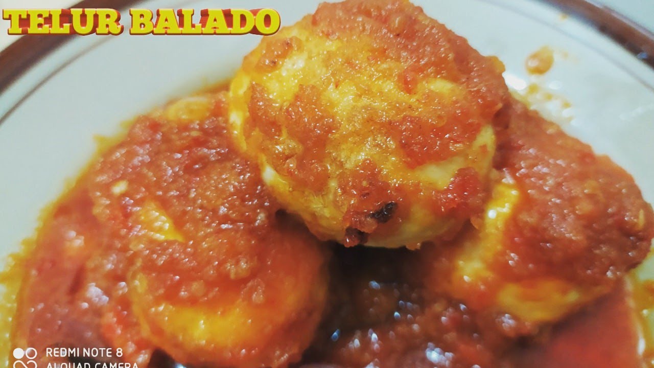 RESEP TELUR BALADO ENAK DAN MUDAH YouTube