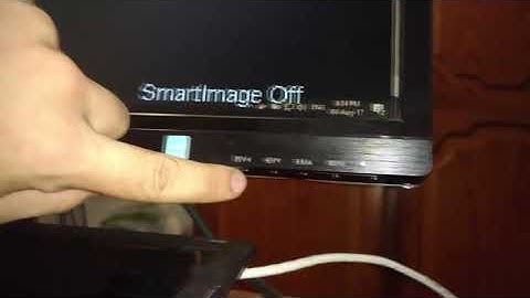 Exit (Disable)  SmartImage  mode on Philips Display